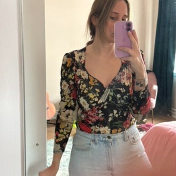 Zara bodysuit floral - Picture 1 of 6